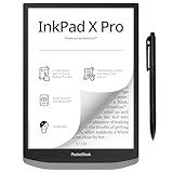 PocketBook InkPad X Pro E-Reader & E-Note | E-Ink Notepad | Handwriting-Feature & Pen | Glare-Free 10.3'' Mobius™ Screen | Powered by Android | SMARTlight | Audio- & E-Book Reader | Bluetooth & WiFi