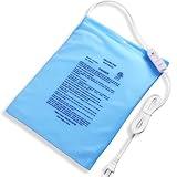 Boncare® Small Heating Pad Without Auto Shut Off for Back Pain Relief & Period Cramps & Cozy Pet Comfort, 2 Temperature Settings Waterproof Vinyl Heat Pad (12"x 15", 1)