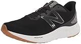 New Balance Men's Fresh Foam Arishi V4 Running Shoe, Black/Silver Metallic/Gum 2, 10.5