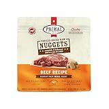 Primal Freeze Dried Raw Dog Food Nuggets, Beef, Complete & Balanced Meal, Also Use as Topper or Treat, Premium, Healthy, Grain Free, High Protein Raw Dog Food, 5.5 oz