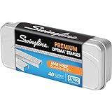 Swingline Staples, Premium for Desktop Staplers, 1/4" Length, 210/Strip, 3750/Box, Jam Free, Optima (35556)