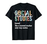 Funny Social Studies Teacher Definition For Women & Men T-Shirt