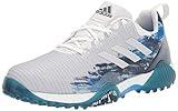 adidas mens Codechaos Spikeless Golf Shoe, Footwear White/Grey One/Crew Navy, 10.5 US