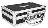 Vaultz Medicine Safe Case w/Combination Lock - Pack of 3 Cases, 8.35 x 5 x 2.5 - Black