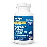 Amazon Basic Care Naproxen Sodium Tablets 220 mg, Pain Reliever/Fever Reducer (NSAID), Muscular Aches, Backache, Headache, Toothache, Minor Arthritis Pain Relief & More, 300 Count (Packaging may vary)