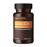 Amazon Elements Vitamin D3, 2000 IU, 180 Softgels, 6 month supply (Packaging may vary), Supports Strong Bones and Immune Health