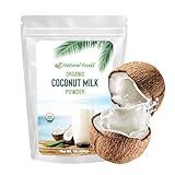 Z Natural Foods Organic Coconut Milk Powder - All-Natural Vegan Dairy-Free Alternative with MCTs - Unsweetened Coconut Creamer for Coffee & Smoothies - Gluten-Free, Non-GMO, 1 lb