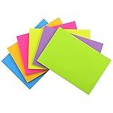 Early Buy Sticky Notes 6 Bright Color 6 Pads Self-Stick Notes 4 in x 6 in, 45 Sheets/Pad