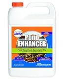 Pond Enhancer Gallon - Pondworx Concentrated Blue Dye with Pondworx Bacteria, 2 in 1 Formulation - Treats 1 Acre - Safe for Fish, Wildlife, Pets & Children