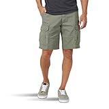 Wrangler Authentics Men's Classic Cargo Stretch Short, Dusty Olive, 30