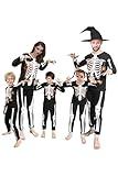 Winging Day Adult Women's Halloween Matching Family Skeleton Pajamas Sets Long Sleeve Pjs Size M