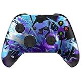 eXtremeRate Replacement Shell for Xbox Series X|S Controller - Unleash Your Style - Dark Hour Breaking Custom Acessories Skin Front Housing Cover for Xbox Core Controller Wireless[Control Without]