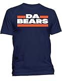 Men's Da Bears Football Tee Athletic Sports Fan T-Shirt (3XL, Navy Blue)