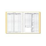 Dome 612 Bookkeeping Record, Tan Vinyl Cover, 128 Pages, 8 1/2 x 11 Pages