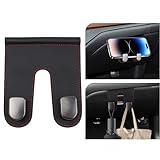 wuyaoyao Car Co-Pilot Glovebox Hooks, Automotive Co-Pilot Glove Box Hanging Storage Hook, Vehicle Purse Hanger Organizer for Handbag Grocery Bag Umbrella, Universal Car Accessories (Double Hooks)