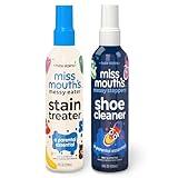 Miss Mouth's Messy Eater Stain Treater and Messy Steppers Shoe Cleaner Magic Duo - Stain Remover for Clothes, Carpet, Upholstery and Shoe Cleaner for Sneakers, Leather, Cloth, Mesh