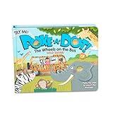 Melissa & Doug Children's Book - Poke-A-Dot: The Wheels on the Bus Wild Safari (Board Book with Buttons to Pop)