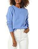 Amazon Essentials Women's Fleece Crewneck Sweatshirt (Available in Plus Size), Blue, Medium