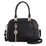 Montana West Crossbody Satchel Bag Small Top Handle Purse Barrel Handbag Tote Hobo Designer Gift MWC-S041BK