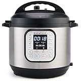 Instant Pot Duo 7-in-1 Electric Pressure Cooker, Slow Cooker, Rice, Steamer, Sauté, Yogurt Maker, Warmer & Sterilizer, Includes App With Over 800 Recipes, Stainless Steel, 6 Quart