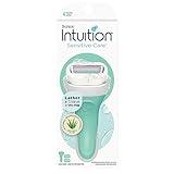 Schick Intuition Razors for Women with Sensitive Skin | 1 Razor & 2 Intuition Razor Blades Refill with Organic Aloe