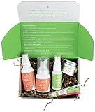 Earth Mama A Little Something for Baby Gift Box |Safe Skin Care Set Newborn Essentials for Baby Shower- Diaper Balm, Face Balm, Calendula Baby Oil, Baby Wash, Baby Lotion, 5 Pieces