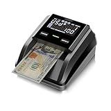 Aneken AL-139 Counterfeit Bill Detector with 2.8" Digital Screen, Total Value & Add Function, 4-Way Orientation & Traceable Records Counterfeit Money Detector, Compatible with USD/EUR/GBP/MEX