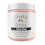 Chalky Chicks Chalk Paint - Chalk Paint for Furniture, Craft, Cabinet, Wood, and Furniture, Spray Paint-Ready for Home Decor - Sweet 16 (Pink) 8 Fl Oz (Pack of 1)