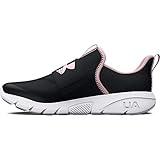 Under Armour Girls' Grade School Flash, (001) Black/Prime Pink/Prime Pink, 4, US