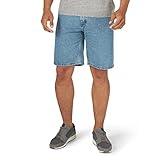 Lee Men's Regular Fit Denim Short, Light Stone, 42