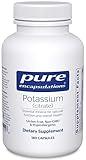 Pure Encapsulations Potassium (Citrate) - Essential Electrolyte Supplement to Support Nerve & Muscle Function, Adrenals, Hormones, Heart Health & Energy* - Potassium Citrate Capsule - 180 Capsules