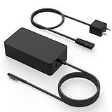 Surface Pro Laptop Charger 65W Compatible with Microsoft Surface Charger, Surface Pro 10,9,8,7+,7,6,5,4,3,X, Windows Surface Laptop 6,5,4,3,2,1,Surface Book Go Tablet,Support 44W,36W,8FT Cord