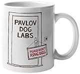 Pavlov Dog Labs. Please Don't Ring Bell. Funny Psychology Coffee & Tea Mug For Students, Psychologists, Psychiatrists, Medical Practitioners, Doctors, Guidance Counselors, Women And Men (11oz)