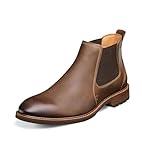 Florsheim Men's Cottage Gore Boot Chelsea, Brown Crazy Horse, 11