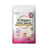 AFC Japan Collagen White Beauty with Marine Collagen Peptide, Glutathione, L-Cystine - 1.5X Better Absorption Than Other Collagen – Supports Skin Firmness & Radiance– 90 Days Supply