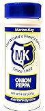 Marion-Kay Onion Black Pepper Powder 8 OZ (227g) Container of Onion Powder Seasoning Made from Real Onions, Perfect for Sauces, Soups, Gravies or Dips