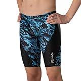 Flow Splice Jammer Swimsuits - Swim Jammers for Swimming in Boys Size 21 to 32 (Derezzed 28)