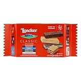 Loacker Classic Wafers Mix - Premium Assorted Crispy Wafer Cookies - Variety Pack - Hazelnut, Chocolate, Vanilla, Double Chocolate, Cocoa and Milk, Milk - 45g/1.59oz, Pack of 6