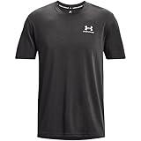 Under Armour Men's Heavyweight Short Sleeve T-Shirt, (010) Jet Gray / / Rise, Small