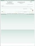 Green High Security Checks on Top Compatible w/QB accounting software - Custom Computer Checks on Top (100)