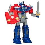 Transformers One Movie Power Flip Optimus Prime (Orion Pax) Converting Action Figure, 4 Modes, 10-inch Interactive Electronic Toy, Lights & Sounds, 6+