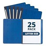 25 Blue Summit Supplies Pressboard Report Cover, Navy Blue Business Report Covers, Pressboard Binder 8.5x11, 25 Pack with 3'' Capacity