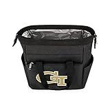 PICNIC TIME NCAA Georgia Tech Yellow Jackets On The Go Lunch Bag, Soft Cooler Lunch Box, Insulated Lunch Bag, (Black), 10 x 6 x 10.5