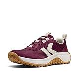 KEEN Women's KS86 Comfortable Durable Retro Style Sneakers, Fig/Star White, 9