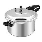 Barton 8Qt Pressure Canner Release Valve Aluminum Canning Pot Cooker Pot Stove Top Instant Fast Cooking Pot