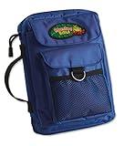 Adventure Bible Cover for Boys, Zippered, with Handle, Nylon, Blue, Medium