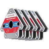 YESWELDER 50 LB Welding Magnet-4 Pieces of Magnetic Welding Holder 50 LBS Holding Power Welding Accessories