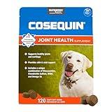 Cosequin Joint Health Supplement for Dogs - With Glucosamine, Chondroitin, MSM, and Omega-3's, 120 Soft Chews
