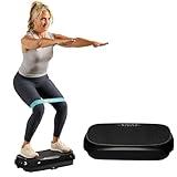 Lifepro Waver Mini Vibration Plate - Whole Body Vibration Platform Exercise Machine - Home & Travel Workout Equipment for Weight Loss, Toning & Wellness - Max User Weight 260lbs