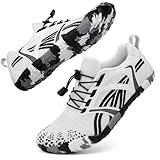 ATHMILE Barefoot Shoes Women Water Shoes Wide Toe Non-Slip Aqua Beach Quick-Dry for Swim Kayak Lake Pool River Hiking Surfing Boating Fishing Diving Cruise Ship Essentials